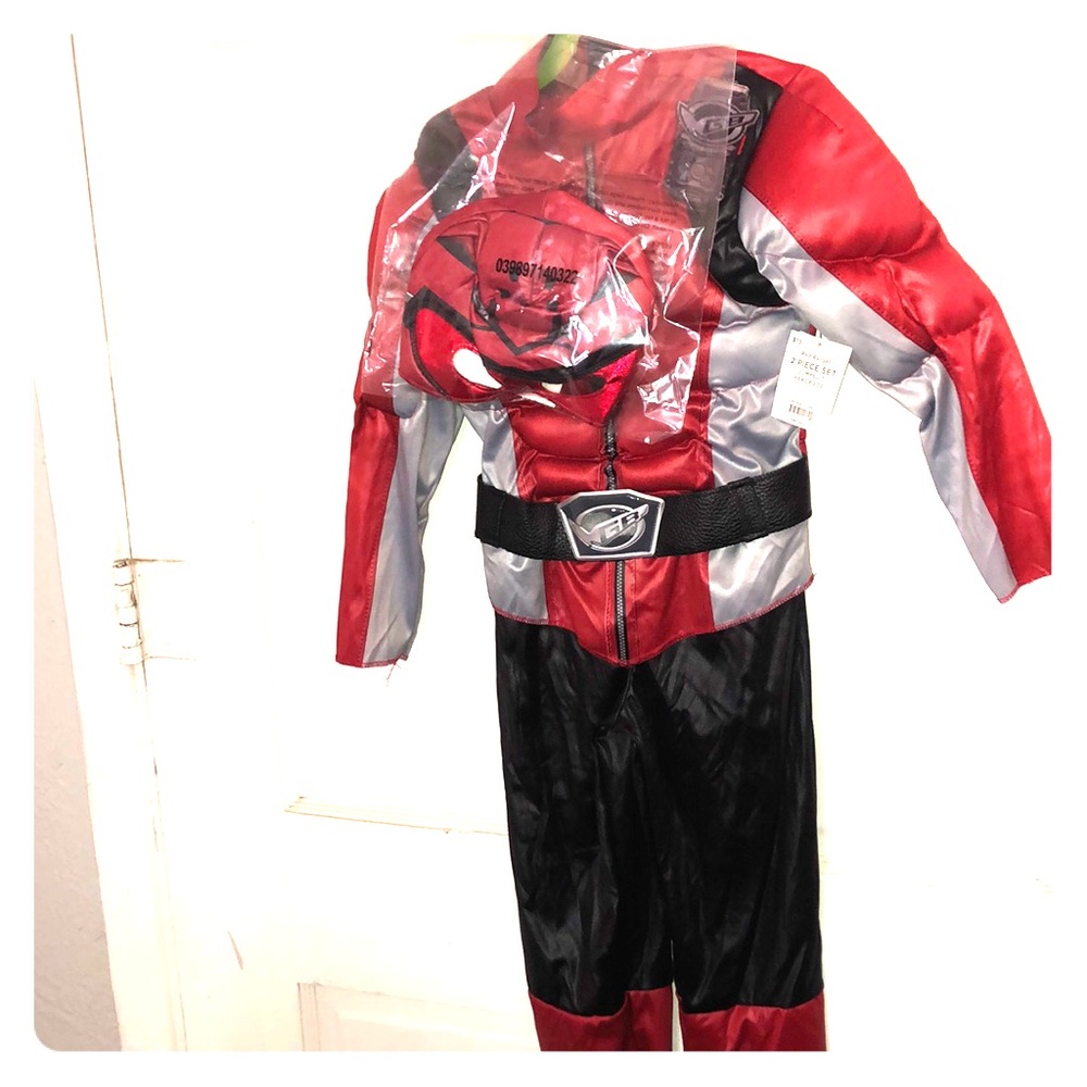 Brand New Red Power Ranger Costume 3T/4T